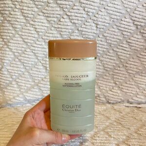 Equite by Christian Dior softening lotion alcohol free 6.8 oz‎ 200 ml open vtg